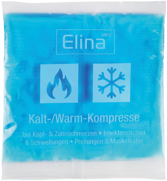 Compress gel pad cold/warm 15x15cm