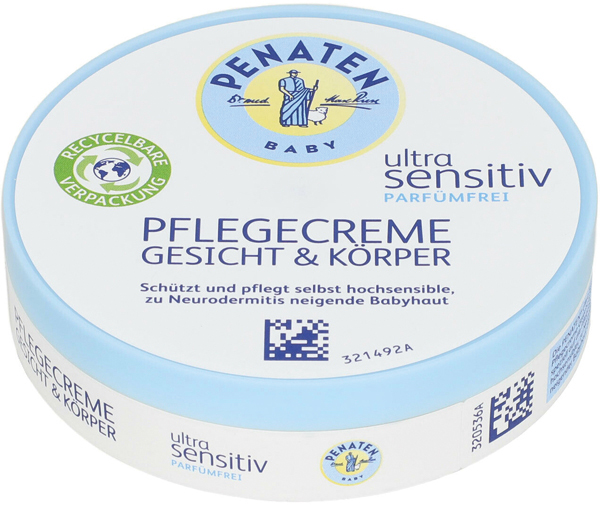 Penaten Crème de Soin Bébé Visage et Corps Ultra