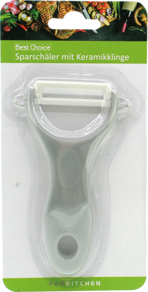 Kitchen Peeler with ceramic blade on card