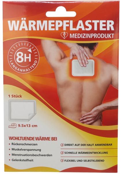 Bandage réchauffement Patch 8h 19x13cm XXL