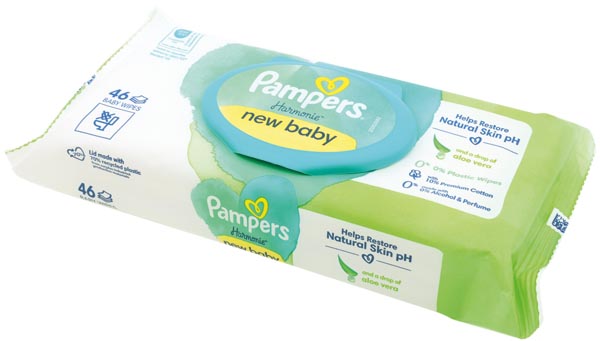 Pampers wet wipes Harmonie New Baby 24x46