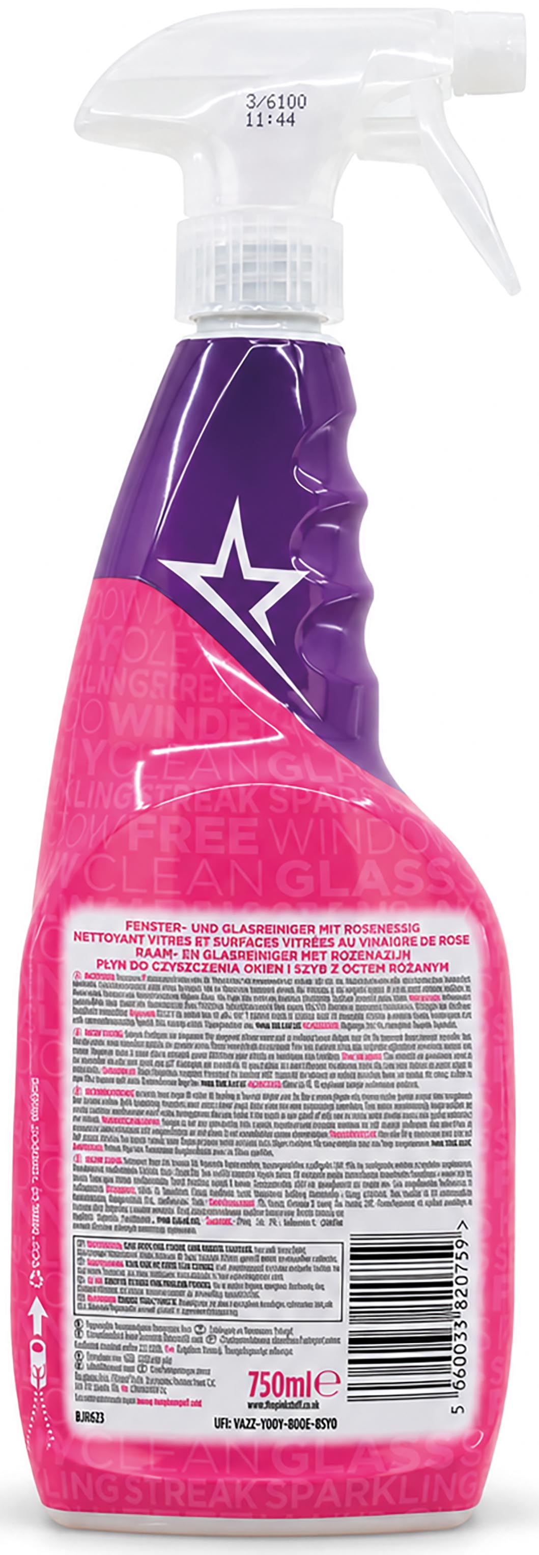 THE PINK STUFF Glass Cleaner Spray 750ml