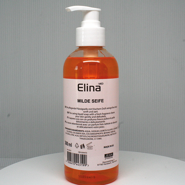 Seife flüssig Elina 300ml Pfirsich mit Spender