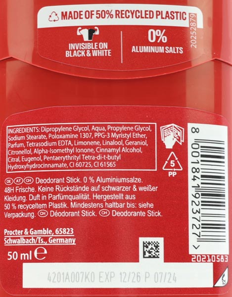 Old Spice Deostick 50ml Original