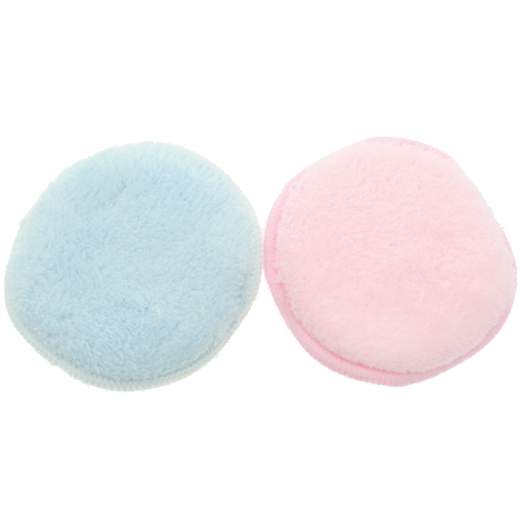 Coussin de nettoyage facial 2pcs 7,5cm en boite e