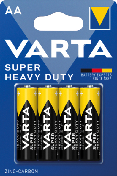 Batterie VARTA Super Heavy Duty Mignon AA 4pcs