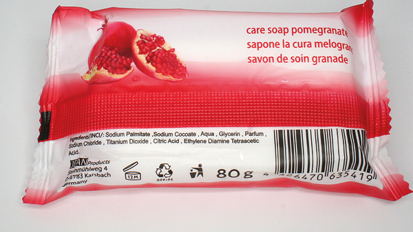 Soap Elina Pomegranate 80g Bar in Foil