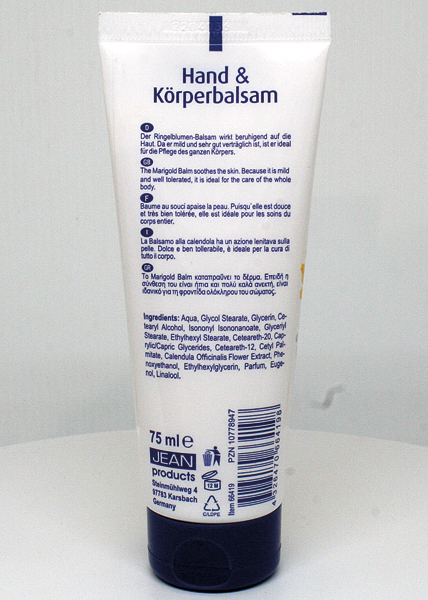 Cream Elina 75ml Calendula Balm in Tube