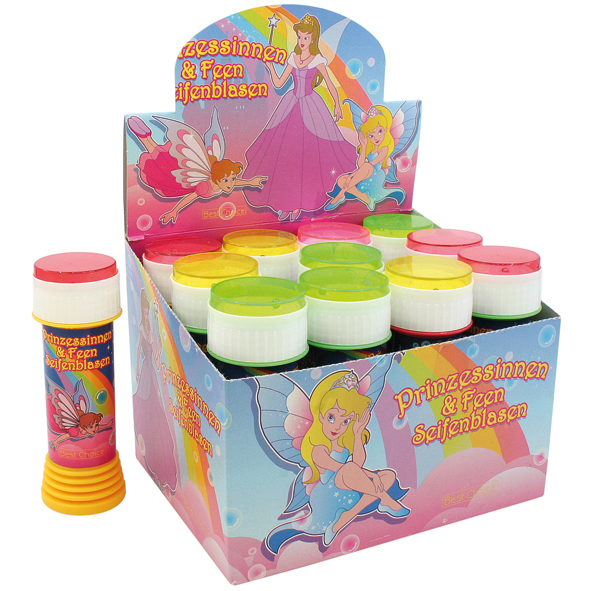 Bulles de savon Princesse 60ml avec Display