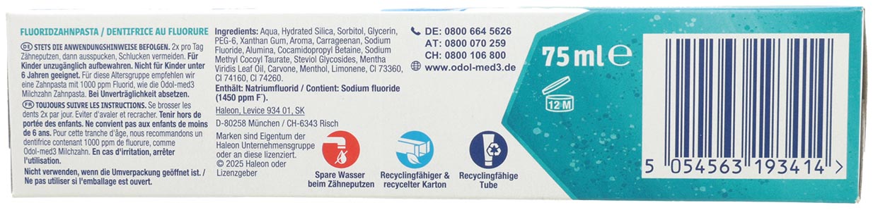Odol Med3 Zahncreme 75ml Juniorzahn 6-13 Jahre