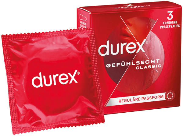 Durex condom Classic 3pcs real feel