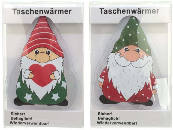 Handwärmer mit Klick, Wichtel-Designs sortiert, verpackt in