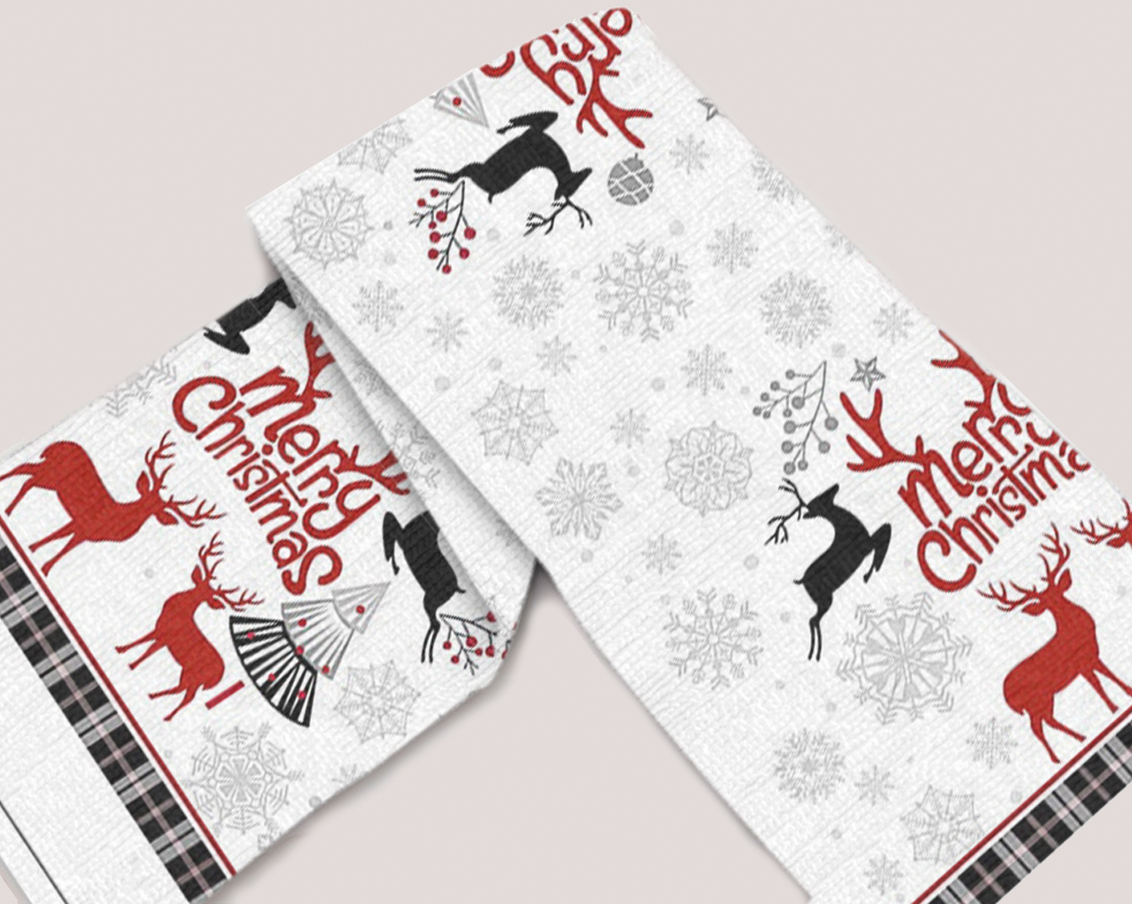 Tea towel or hand towel 64x38cm moose motif