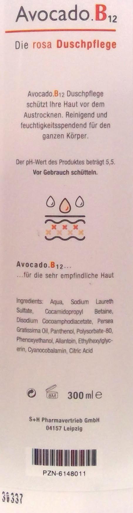 Avocado.B12 shower 300ml