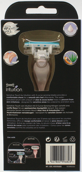 Wilkinson razor Intuition Sensitive Touch