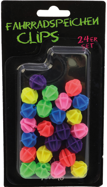 Bike Lovers bicycle spoke beads 24pcs on card