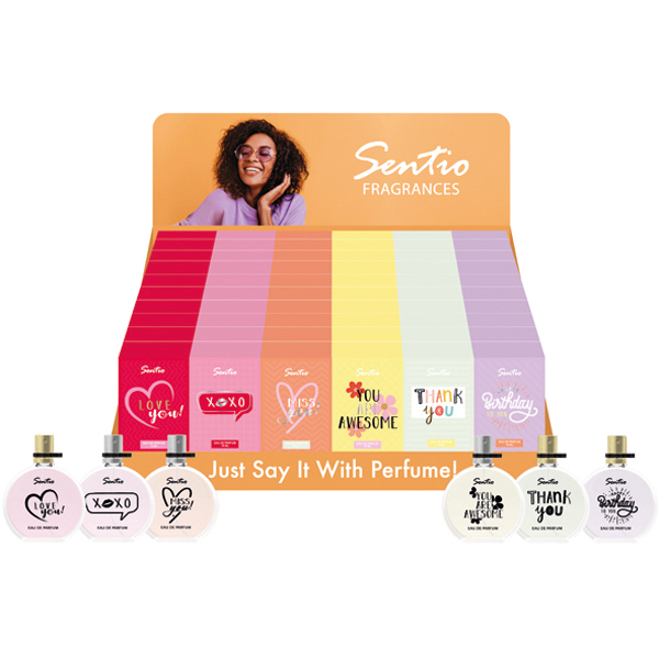 Perfume SENTIO 15ml Quotes 1 60pcs. 6 assorted