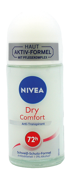 Nivea Deo Roll-On 50ml Dry Comfort White