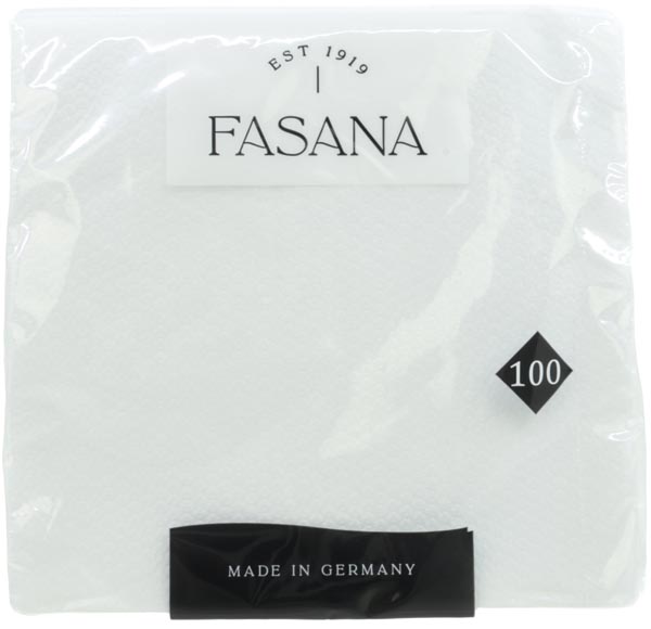Servietten 100er 33x33cm 1-lagig weiss