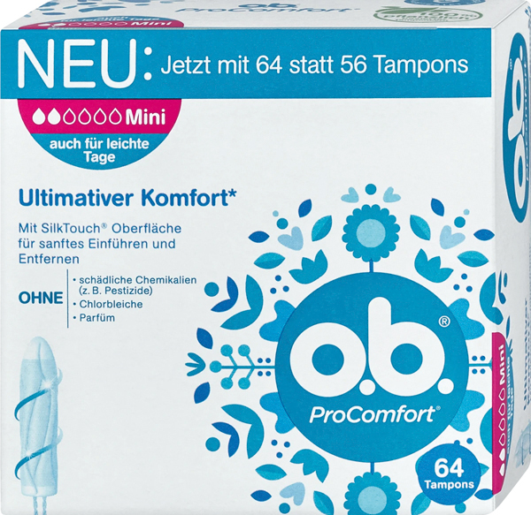 O.B. Tampons Pro Comfort MIni 64er