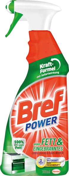 Bref Power against grease & burnt-on food 750ml