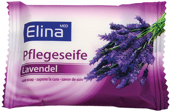 Savon Elina Lavande 25g pièce en feuille