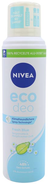 Nivea Déodorant 125ml eco fresh blue