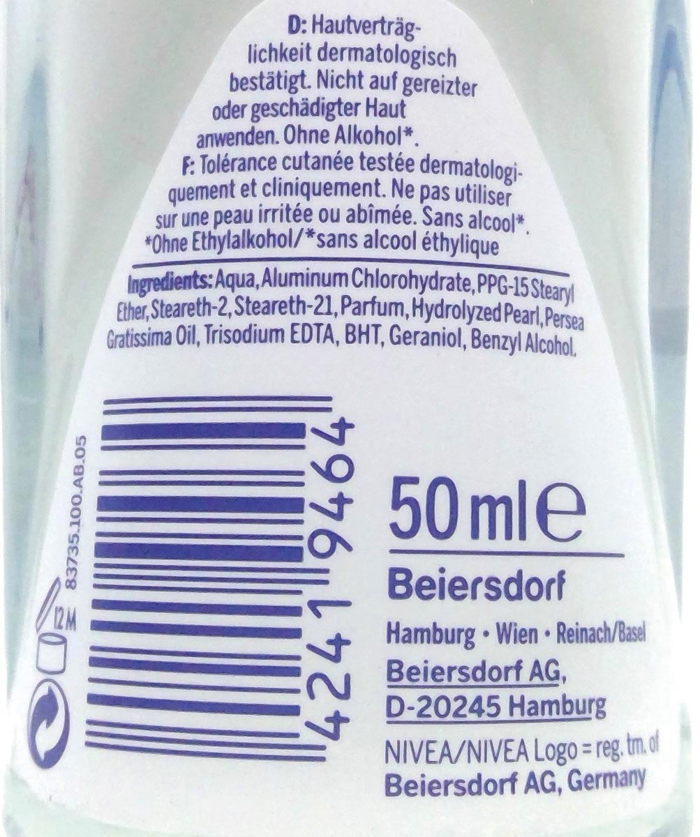 Nivea Deoroller 50ml Pearl & Beauty