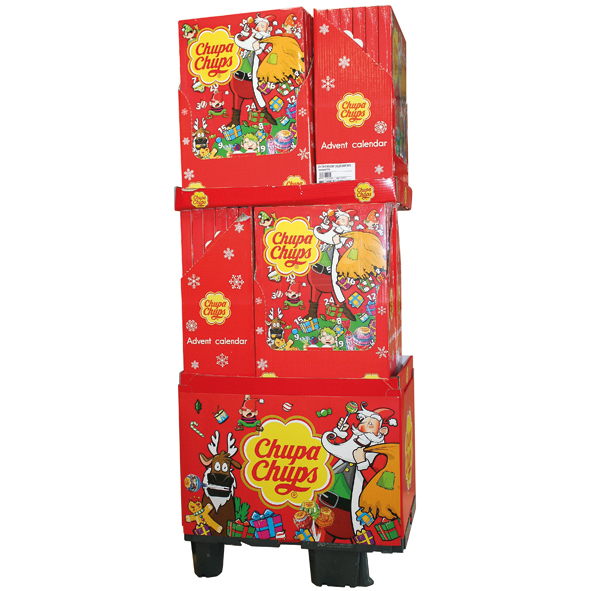 Chupa Chups advent calendar 36's Display