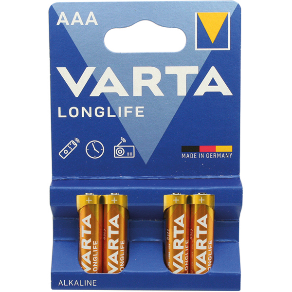 Pile VARTA Micro AAA 4 Longue durée de vie