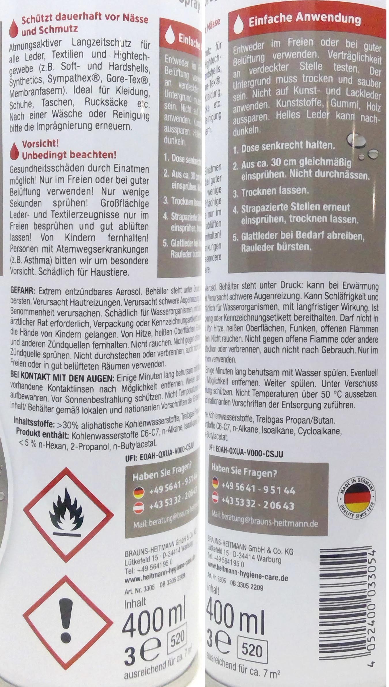 Imprägnol Universal Imprägnierspray 400ml