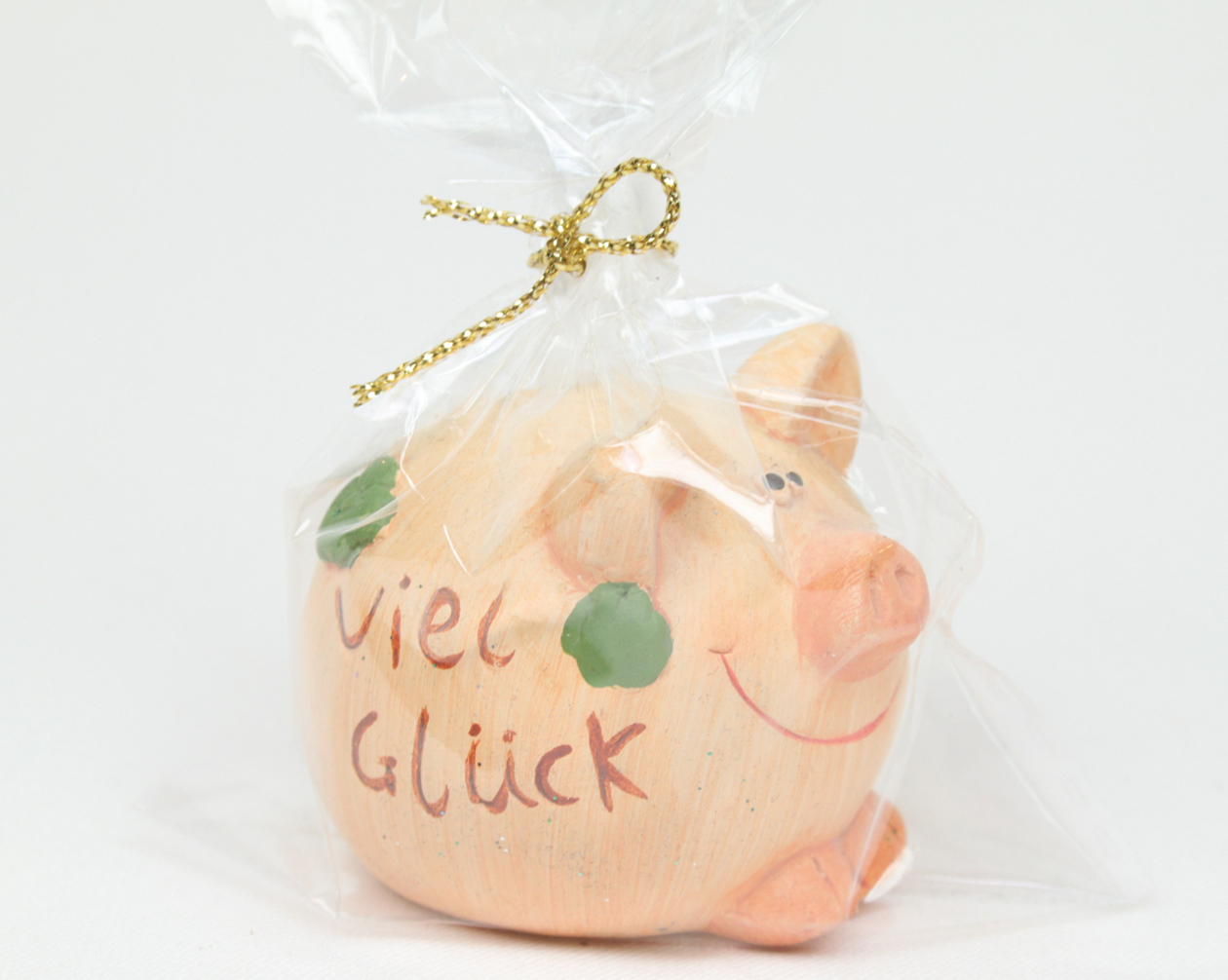 Lucky pig 'Good luck!' 7x5cm