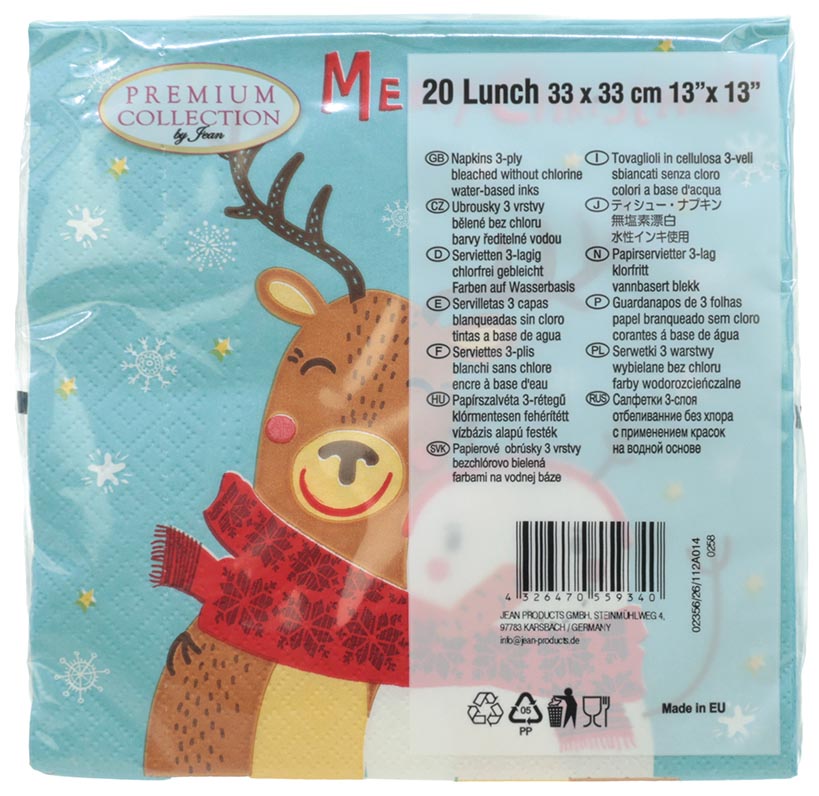 Napkins 'Children motives' 20er, 3-ply 33x33cm