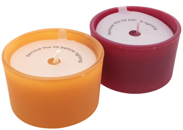 Edles Kerzenglas -Fashion- 5,5x5,5x3cm, farbiges Glas