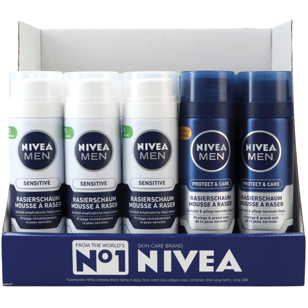 Nivea Rasierschaum 200ml 2fach sortiert