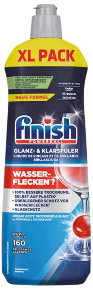 Finish Powerball Glanz-& Klarspüler XL Pack, 160