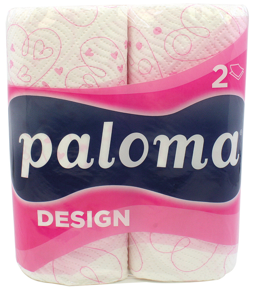 Paper Towels 2-layer 2pcs 23cm 100% Cellulose