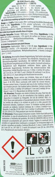 Dishwashing Liquid 1L CLEAN original Lime