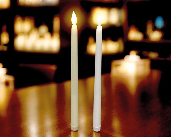 LED-Stabkerze 26x2cm für AAA-Batterien