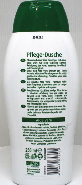 Elina Aloe Vera Dusch Gel 250ml