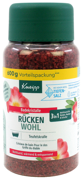 Kneipp Badekristalle 600g Rückenwohl