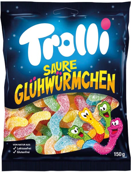 Food Trolli Saure Glühwürmchen 150g