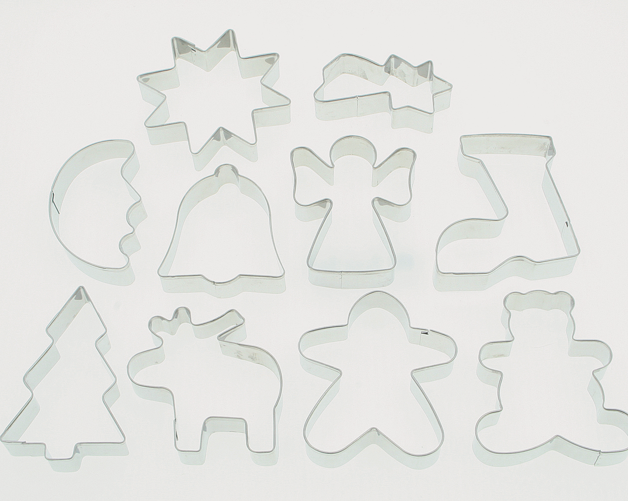 Cookie cutters tinplate, assorted motifs