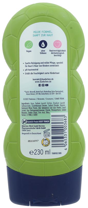 Bübchen Shampoo&Dusch 230ml Pokemon Bisasam