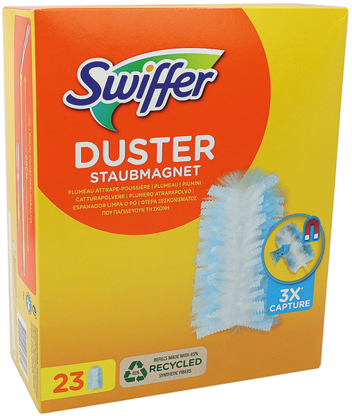 Recharge de l'aimant à poussière Swiffer 23 linge