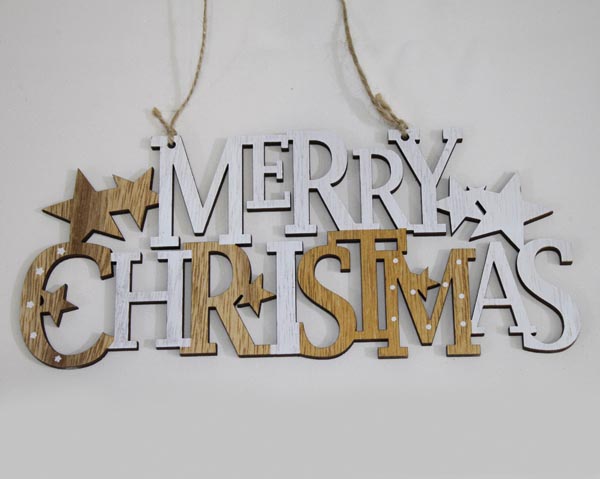 Großes Türschild aus Holz 19x10cm