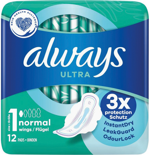 Always Ultra Thin San. Napkin Normal Plus 14pc