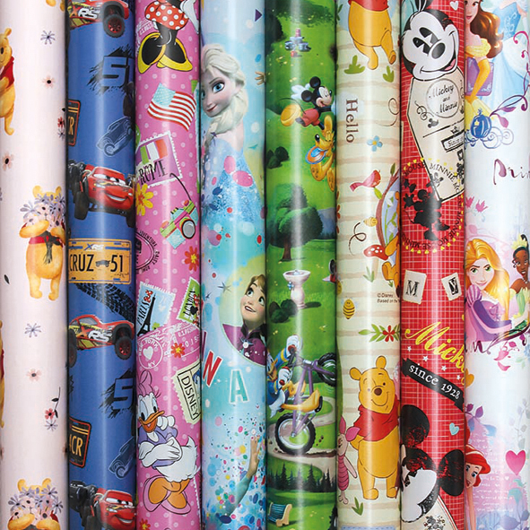 Wrapping paper roll 2m x 70cm Disney motifs