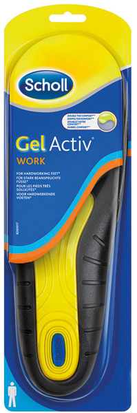 Scholl inlay sole GelActiv Work size L