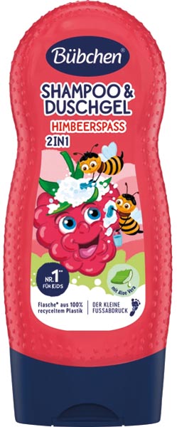 Bübchen shampoo&showergel 230ml raspberry